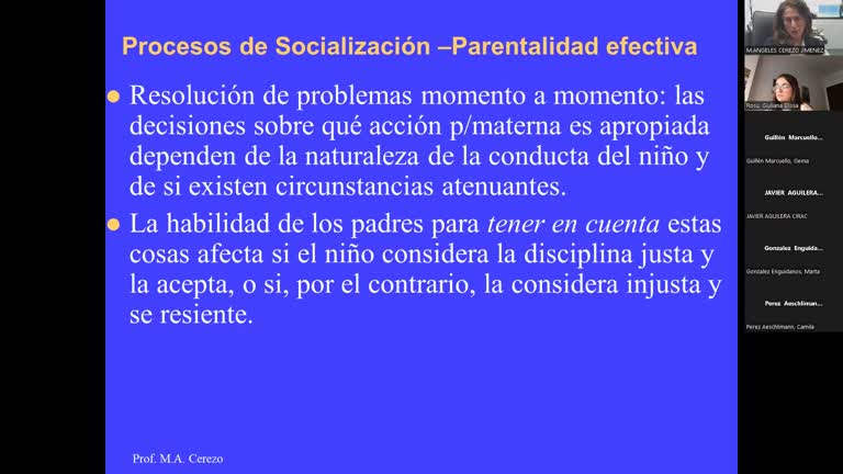 Relación de socialización 